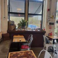 Interior at Millstack cafe  in Keighley