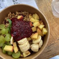 Granola bowl at Cafe Xoho in Tel Aviv