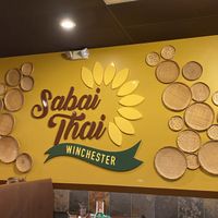 Interior sign   at SabaiThai in Winchester