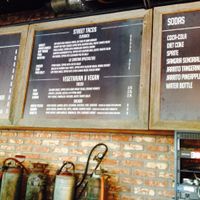 6 vegan options on the menu!   at La Cantina in Whistler