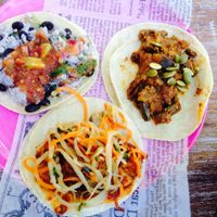 Vegan tacos at La Cantina in Whistler