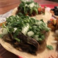 Mushroom taco at La Cantina in Whistler
