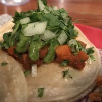 Jackfruit taco   at La Cantina in Whistler