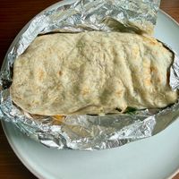 Vegan Sinola Tofu Burrito at Willy's Mexicana Grill in Atlanta