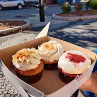 Pumpkin Spice, Carrot Maple, Red Velvet cupcakes at Bunner's Bake Shop - Kensington in Toronto