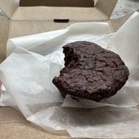 Chocolate brownie (so fudgy and rich)  at Bunner's Bake Shop - Kensington in Toronto