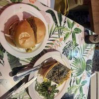 Hamburguesa y Quiche   at Bar de Bombonera de Vallecas  in Madrid