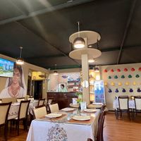 Interior of restaurant   at Vegan India-Indian Vegetarian Restaurant in Bangkok in Bangkok