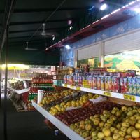 The new patio fruit stand. This area use to be empty until the new owners took over.  at Carmel Farmers Market in Anaheim