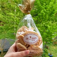 "schweineohren", a german treat at Zimt & Zucker Marktcafé  in Bergisch Gladbach