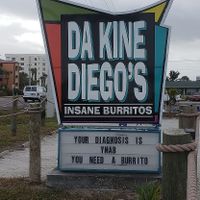 you need a burrito! new menu item... vegan bliss! at Da Kine Diego's in Satellite Beach