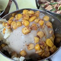 Mashed potatoes   at Fungi Foods in Oakland