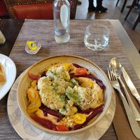 cauliflower steak at BRASSERIE La Terrasse  in Brussels