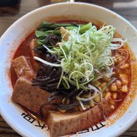 Spicy ramen  at Meshikou Ramen in Columbus