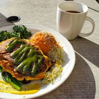 Eggplant yummmmm at Trilogy Sanctuary in La Jolla