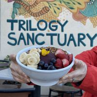 Acai bowl  at Trilogy Sanctuary in La Jolla