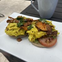 Eggs Benedict   at Trilogy Sanctuary in La Jolla