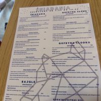 Menu  at The White Bear Coffee Krakow  in Krakow