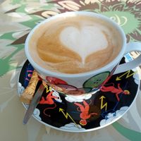 Cappucino at Bagels & Beans - Piet Heinplein in The Hague