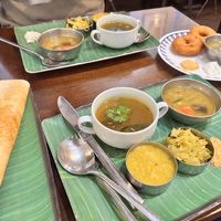 Dosa meal set with Wada   at Kerala no Kaze Morning in Tokyo