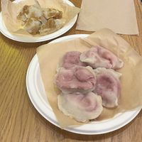 Lentil and strawberry pierogi  at Przystanek Pierogarnia  in Warsaw