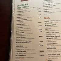 Menu   at Natraj Romsey in Romsey
