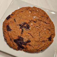 Vegan Chocolate Chip Sea Salt Cookie at Asterisk Coffee Bar  in Cuyahoga Falls