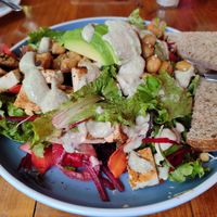 Salad (vegan) at Mandarina in Quetzaltenango