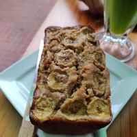 Banana bread (gf) at Mandarina in Quetzaltenango