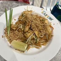 Pad Thai with tofu - very good  at So Vegan - ICS in Bangkok