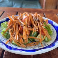 Side salad  at Epic Arts Cafe in Kampot