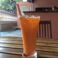 Carrot, Apple & Ginger juice at Epic Arts Cafe in Kampot