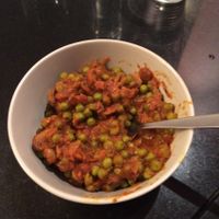 cafe nirvana peas at Nirvana Cafe in Luxembourg City