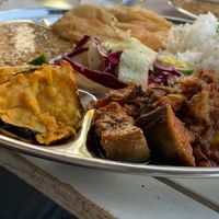 Plat at Nirvana Cafe in Luxembourg City