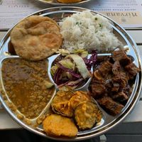 Plat at Nirvana Cafe in Luxembourg City