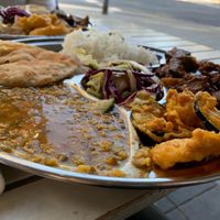 Plat at Nirvana Cafe in Luxembourg City