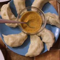 Momo at Nirvana Cafe in Luxembourg City