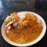 Plat du jour at Nirvana Cafe in Luxembourg City