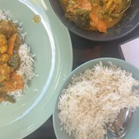 Mixed vegetable curry   at Nirvana Cafe in Luxembourg City