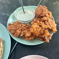 Pakora   at Nirvana Cafe in Luxembourg City