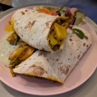 Nirvana wrap at Nirvana Cafe in Luxembourg City