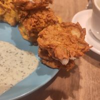 Onion barghi at Nirvana Cafe in Luxembourg City