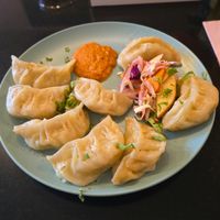 Momo (small) at Nirvana Cafe in Luxembourg City