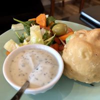 samosa at Nirvana Cafe in Luxembourg City