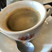 coffee at Nirvana Cafe in Luxembourg City