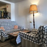 Inside seating  at Nirvana Cafe in Luxembourg City