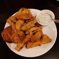 Pakora at Nirvana Cafe in Luxembourg City