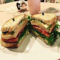 Vegan Club Sandwich omg the bomb at Lafew Teahouse and Kombucha Bar  in Cairns