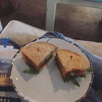 Vegan club sandwich  at Lafew Teahouse and Kombucha Bar  in Cairns