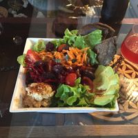 salad at Lafew Teahouse and Kombucha Bar  in Cairns
